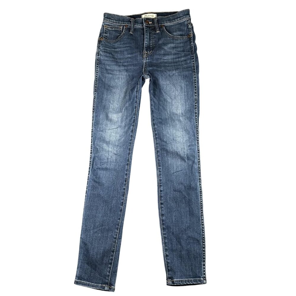 Madewell Jeans Womens 26 Blue 10 Inch High‎ Rise Skinny Stretch Denim G7391 SP20